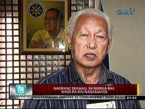 24 Oras (10-10-11) Seawall sa Roxas Blvd., di pa rin naaayos