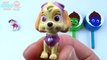 Play Doh Clay Paw Patrol Lollipop Learn Colors Surprise Toys Ryder Smiley Face Kids Video
