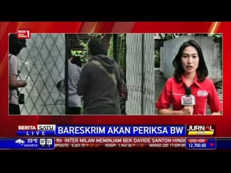 Persiapan Bambang Widjojanto sebelum Diperiksa Bareskrim