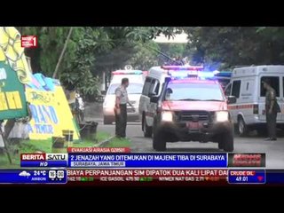 Dua Jenazah yang Ditemukan di Majene Tiba di Surabaya