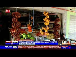 下载视频: Pedagang Buah Pasar Johar Semarang Stop Jual Apel Impor