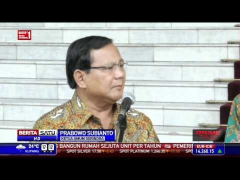 Tanggapan Prabowo dan Jokowi Usai Pertemuan