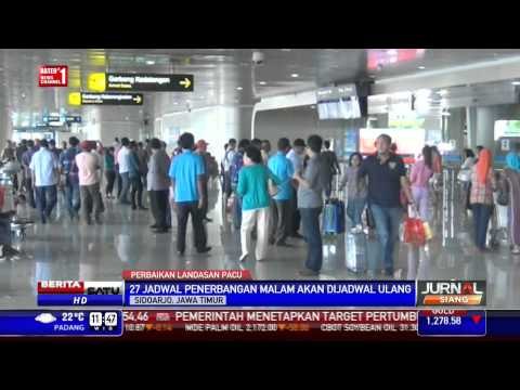 Perbaikan Runway Ubah Jadwal Penerbangan Bandara Juanda