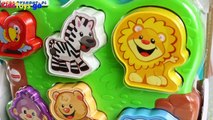 Play doh Town - Fisher-Price - Zoo Animal Puzzle  Puzzle Malucha 'Wesołe Zoo' - Laugh & Learn -