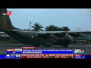Ratusan Personel Paskhas TNI AU Latihan Bersama