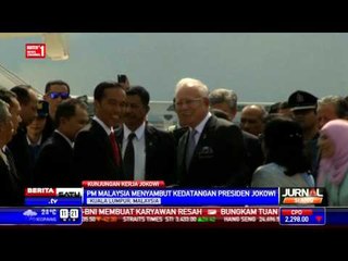PM Malaysia Sambut Kedatangan Presiden Jokowi