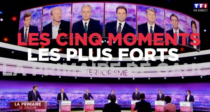 5 moments forts du premier débat de la primaire de la gauche