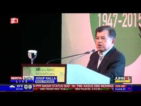 Jusuf Kalla: Tingkatkan Prestasi, Jangan Kebanyakan Demo
