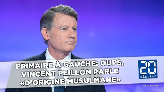 Primaire à gauche: Oups, Vincent Peillon parle «d'origine musulmane»