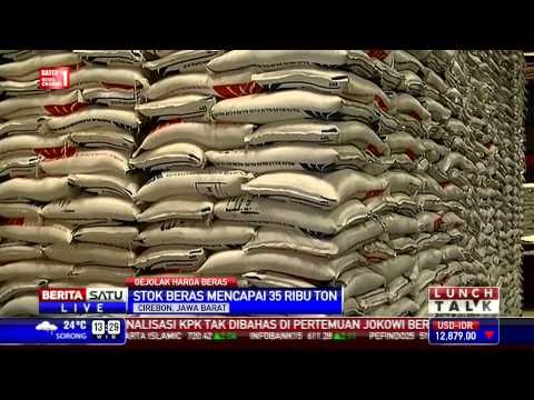 Stok Beras di Cirebon Capai 35 Ribu Ton