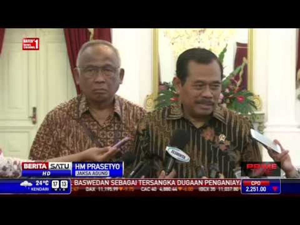 Tanggapan Jaksa Agung Terkait Sinergitas Lembaga Penegak Hukum