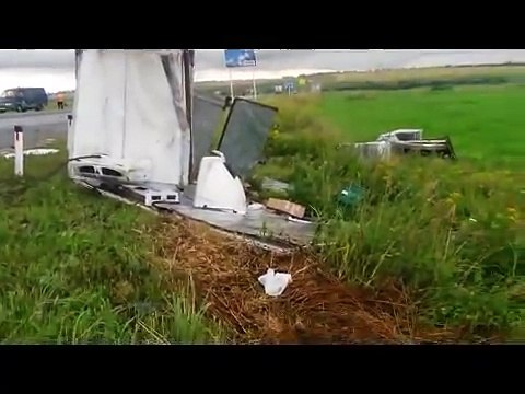 Мордовия Авария где погибли 3 человека 22 07 2016 21 . Момент столкновения и повреждения авто