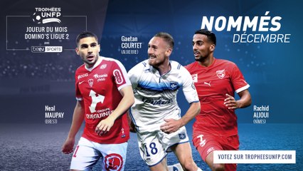 Trophées UNFP : Courtret, Alioui et Maupeay nommés