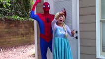 Spiderman & Frozen Elsa vs Joker Girl & Joker girl bad baby prank! Funny superhero video