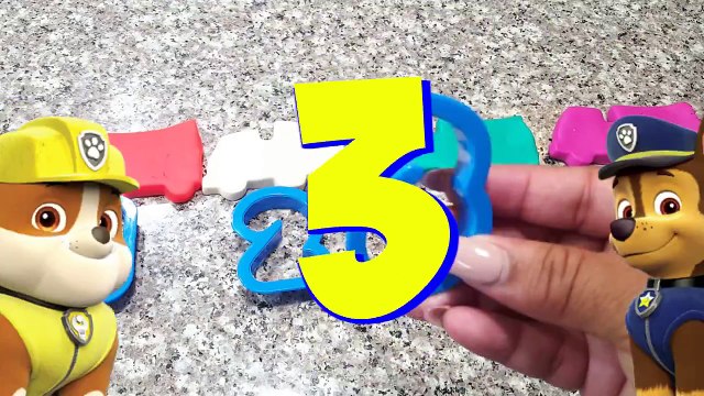 Best Learning Videos for Kids- PAW PATROL Play Doh Trucks Learn Numbers 0-5 Preschool Toys Suprise