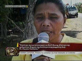 24 Oras (10-18-11) Pagpatay kay Fr. Fausto Tentorio, ipinagluksa ng mga parokyano
