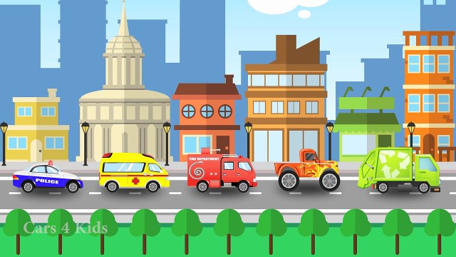 Learn Colors for Children with Street Vehicles and Cars Colours for Kids Learning Video