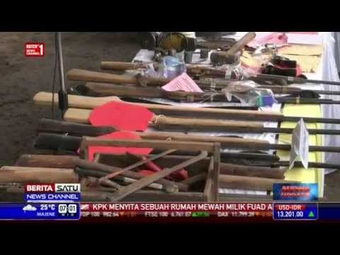 Polda Sumsel Sita 81 Senjata Api dari 44 Pembegal