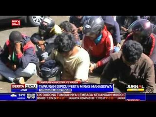 Usai Pesta Miras, Mahasiswa Tawuran dengan Warga