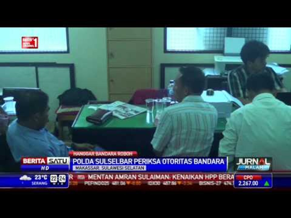 Kasus Hanggar Roboh, Polda Periksa Otoritas Bandara Makassar