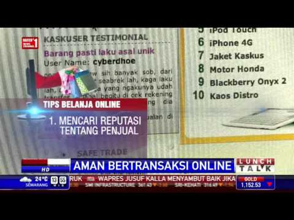 Tips Aman Transaksi Online