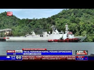 KRI Diponegoro Mulai Berjaga di Perairan Nusakambangan