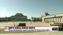 Incoming Trump administration urged to prioritize N. Korea human rights