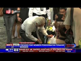 Presiden Singapura Beri Penghormatan Terakhir untuk Lee Kuan Yew