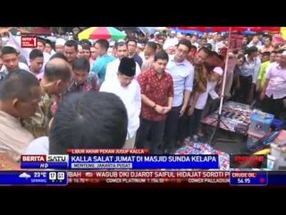 JK Berbincang dengan Pedagang di Masjid Sunda Kelapa