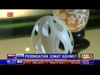 Di Manado, Telur Menjadi Media Ukiran Unik