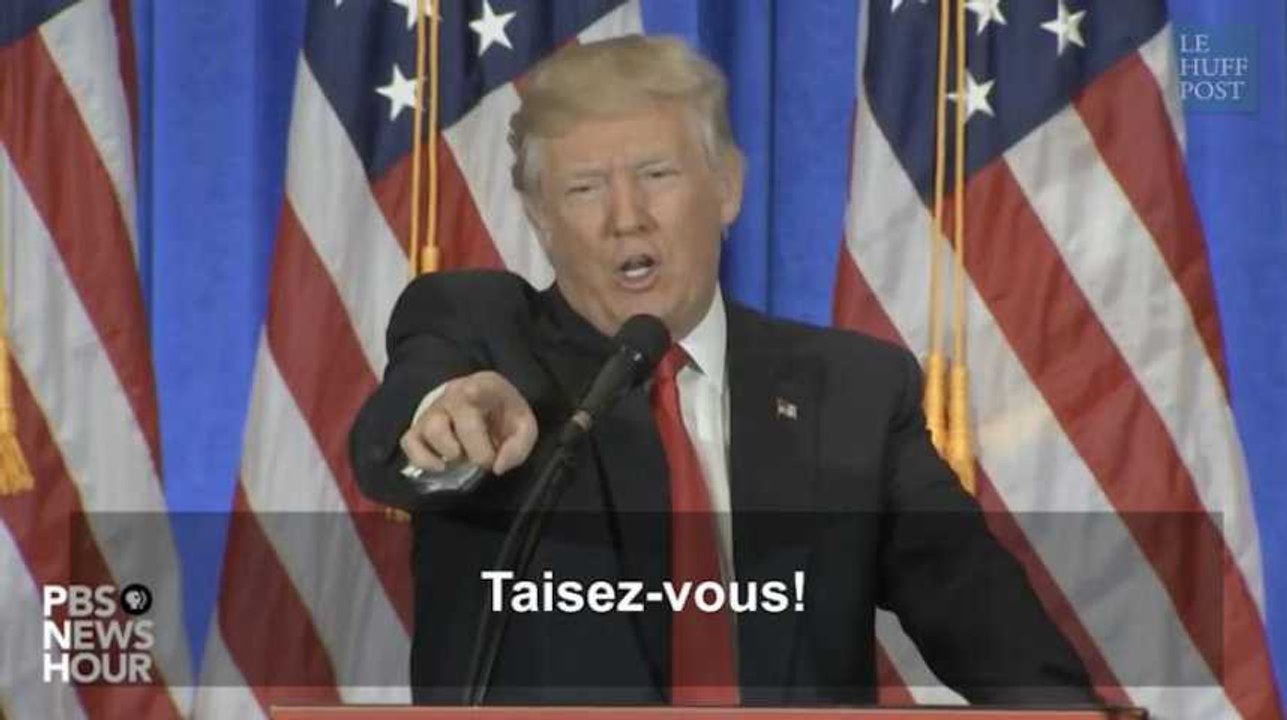 Trump rabroue un journaliste de CNN pendant sa conférence de presse