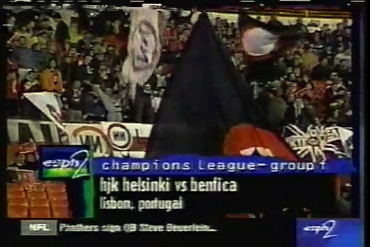 04.11.1998 - 1998-1999 UEFA Champions League Group F Matchday 4 Benfica 2-2 HJK Helsinki