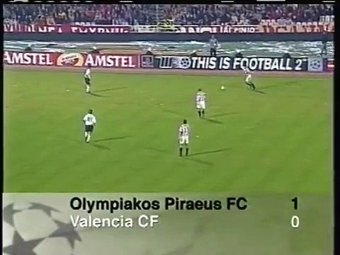 25.10.2000 - 2000-2001 UEFA Champions League Group C Matchday 5 Olympiacos FC 1-0 Valencia CF
