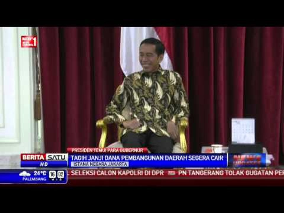 Tiga Gubernur Kalimantan Bertemu Jokowi