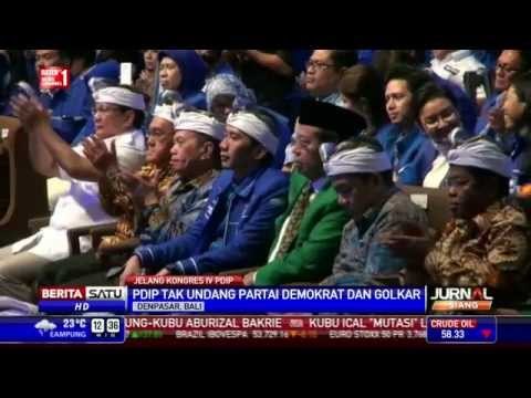 Kongres ke-4, PDIP Tak Undang Demokrat dan Golkar