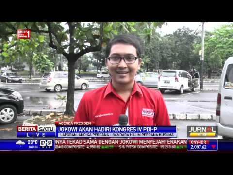 Jokowi Hadiri Kongres Ke-IV PDIP