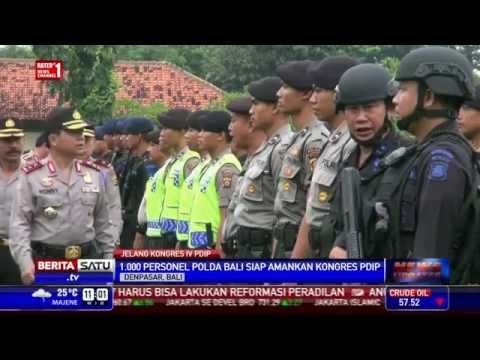Ribuan Personel Polda Bali Siap Kawal Kongres PDIP