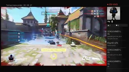 Overwatch gameplay español ps4 con mi novia