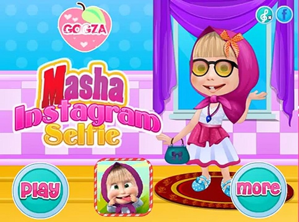 Masha Frozen facebook, Masha Instagram Selfie, Masha and the bear Games