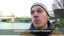 Paris: action Amnesty en faveur d'Edward Snowden