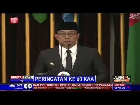 Hatur Nuhun, Kata Penutup Pidato Ridwan Kamil di KAA