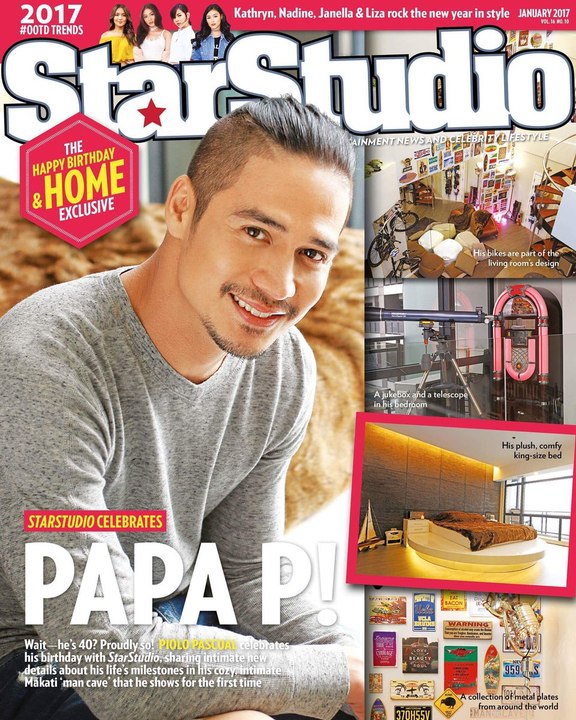 Piolo Pascual For Star Studio Magazine January 2017