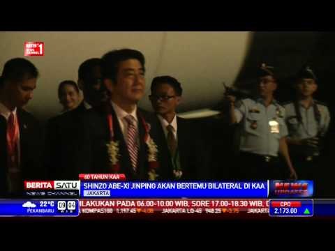 Kepala Negara Jepang dan Tiongkok Tiba di Jakarta