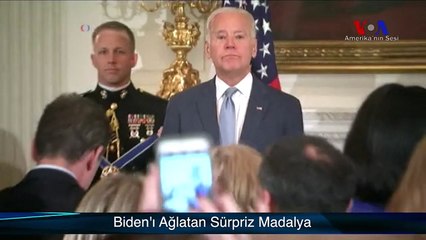 Biden’ı Ağlatan Sürpriz Madalya