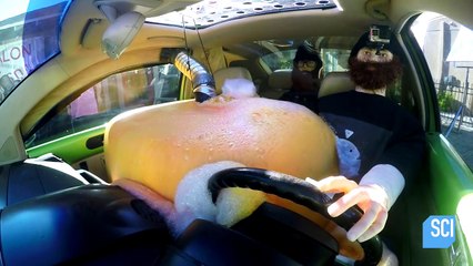 Watch This Car Spout An Awesome Foam Fountain!   Street Science