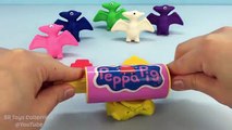 Fun Play and Learn Colours with Play Dough Dinosaurs with Cupcake Molds Creative for Kids