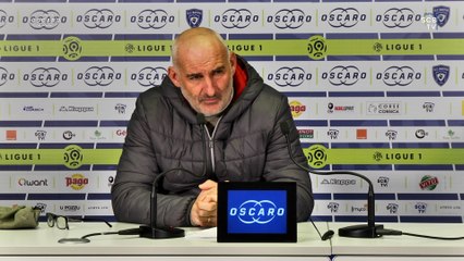 Nancy-Bastia : Conf. d'avant-match de F. Ciccolini