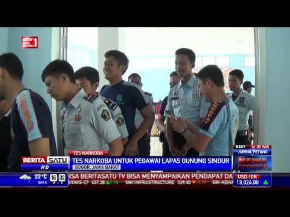 Sipir dan Pegawai Lapas Gunung Sindur Jalani Tes Urine