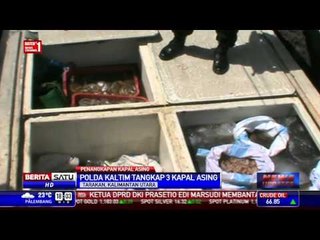 Polda Kaltim Tangkap 3 Kapal Malaysia Pencuri Ikan