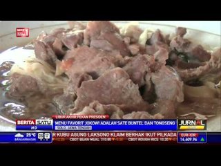 Jokowi Nikmati Sate Kambing di Bu Hj Bejo